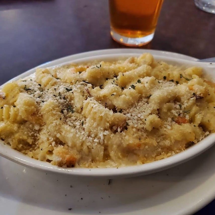 Crawfish and Crab Mac & Cheese.