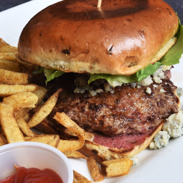 Black and Blue Burger.