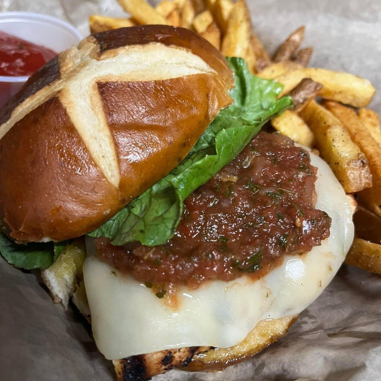 Grilled or Fried Chicken Sandwich.