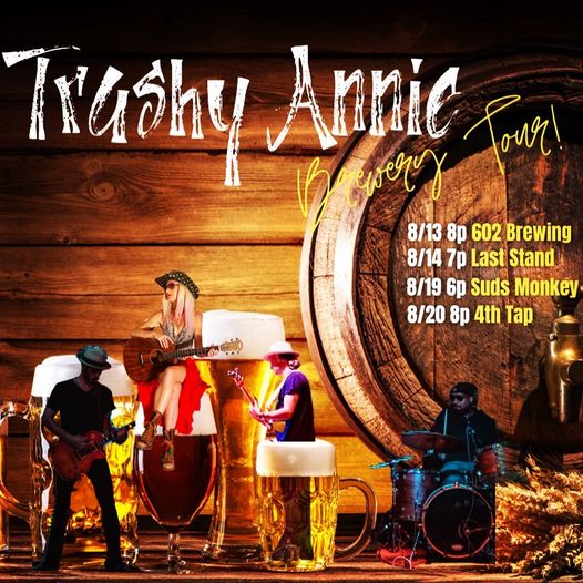 We’re excited to be the first stop on Trashy Annie’s brewery tour! Come see them