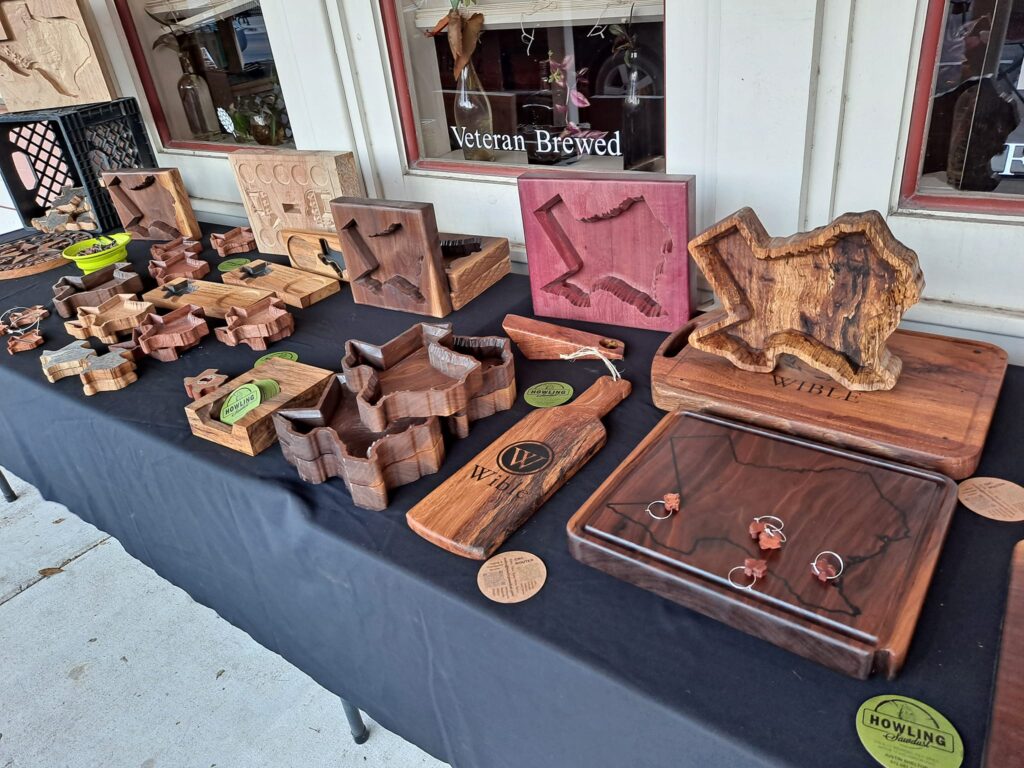 Nice wood work by a local artist.